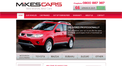 Desktop Screenshot of mikescars.co.nz